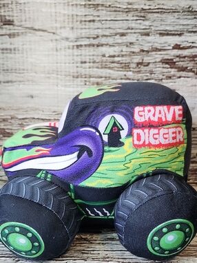 Monster Jam Grave Digger Pillow